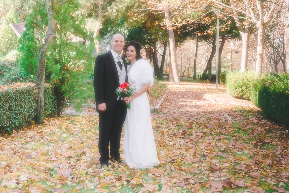 Unas fotografías de boda en invierno espectaculares en estos lugares cargados de Historia