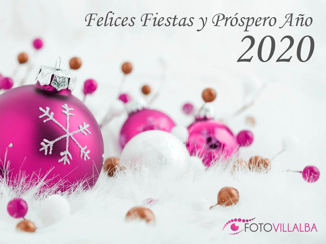 Fotovillalba, vuestro fotógrafo de bodas, os desea unas Felices FIestas y un Próspero 2020